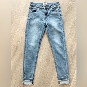 JBD Mid-Rise Skinny Jeans with Released Step Hem